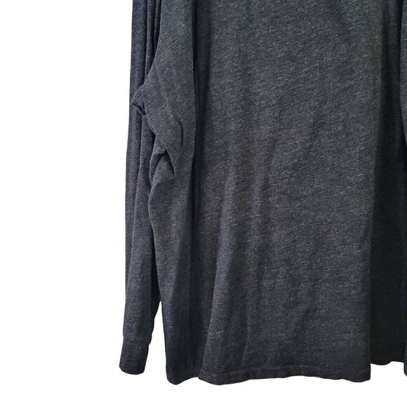 Polo Ralph Lauren Men's Long Sleeve Heather Gray 100% Cotton Shirt Size 2XLT - Picture 11 of 12